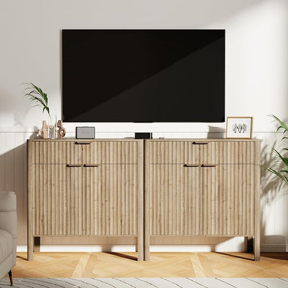 Fluted Buffet Cabinet Accent - Image 8