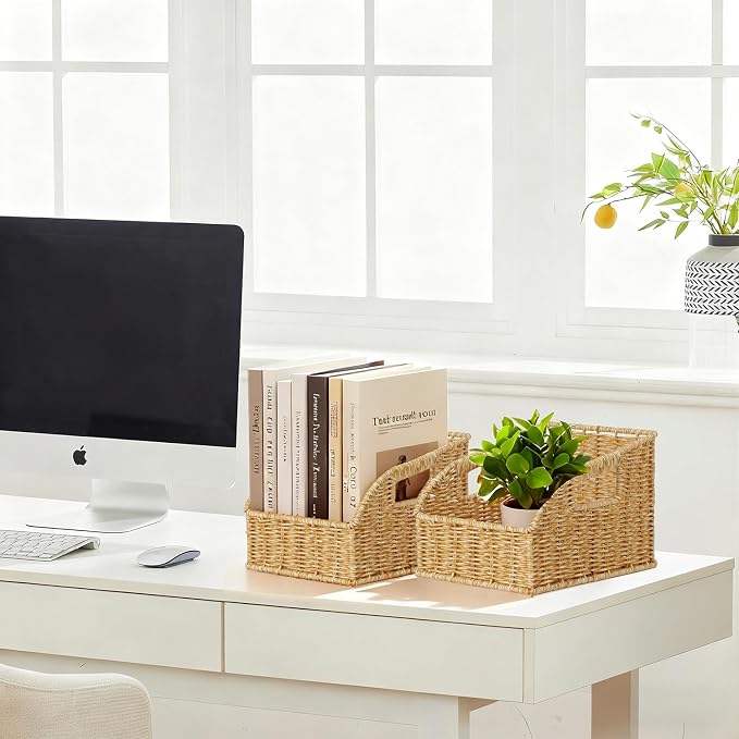 Wicker Baskets for Organizing, Kitchen Counter - Image 5