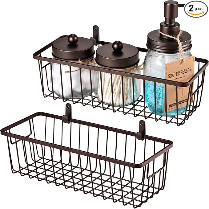 SheeChung Metal Wire Basket, Small Storage Baskets by SheeChung