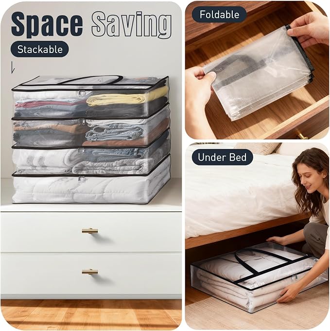 Clear Under Bed Storage Containers - Image 7
