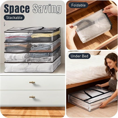 Clear Under Bed Storage Containers - Image 7