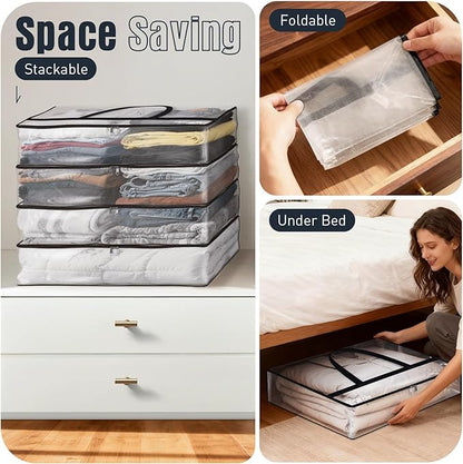 Clear Under Bed Storage Containers - Image 7