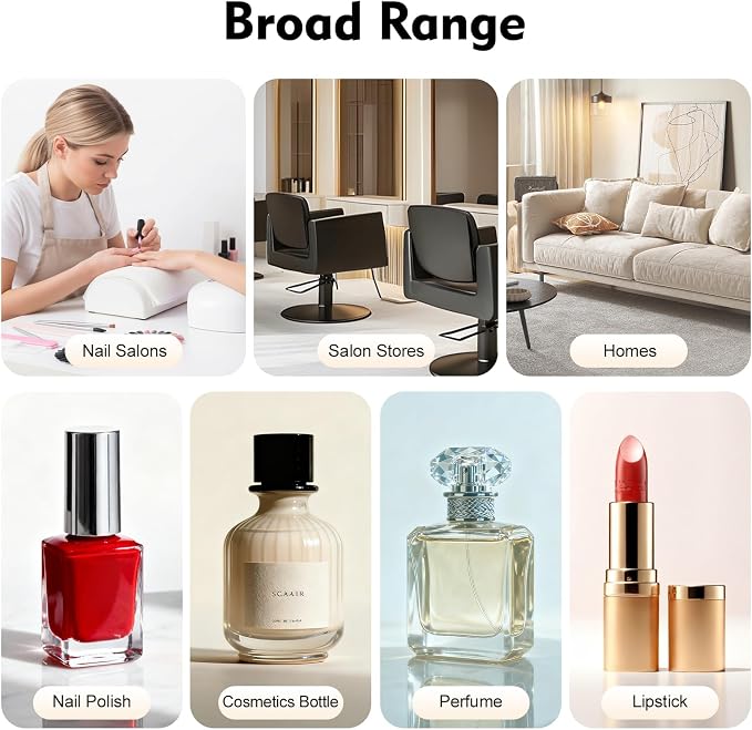Elegant Wall Mounted Nail Polish Storage Rack Set of 10 Triangular Cosmetic - Image 6