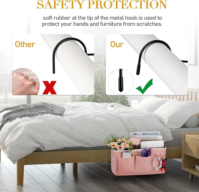 Bedside Storage Caddy/Bedside Hanging Storage Bag - Image 6