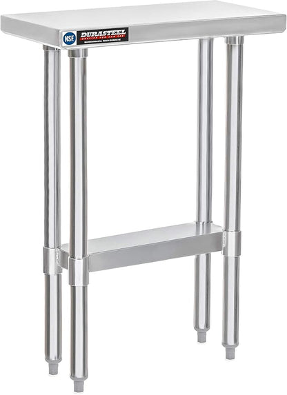 DuraSteel 24x12 Small Stainless Steel Table by DuraSteel