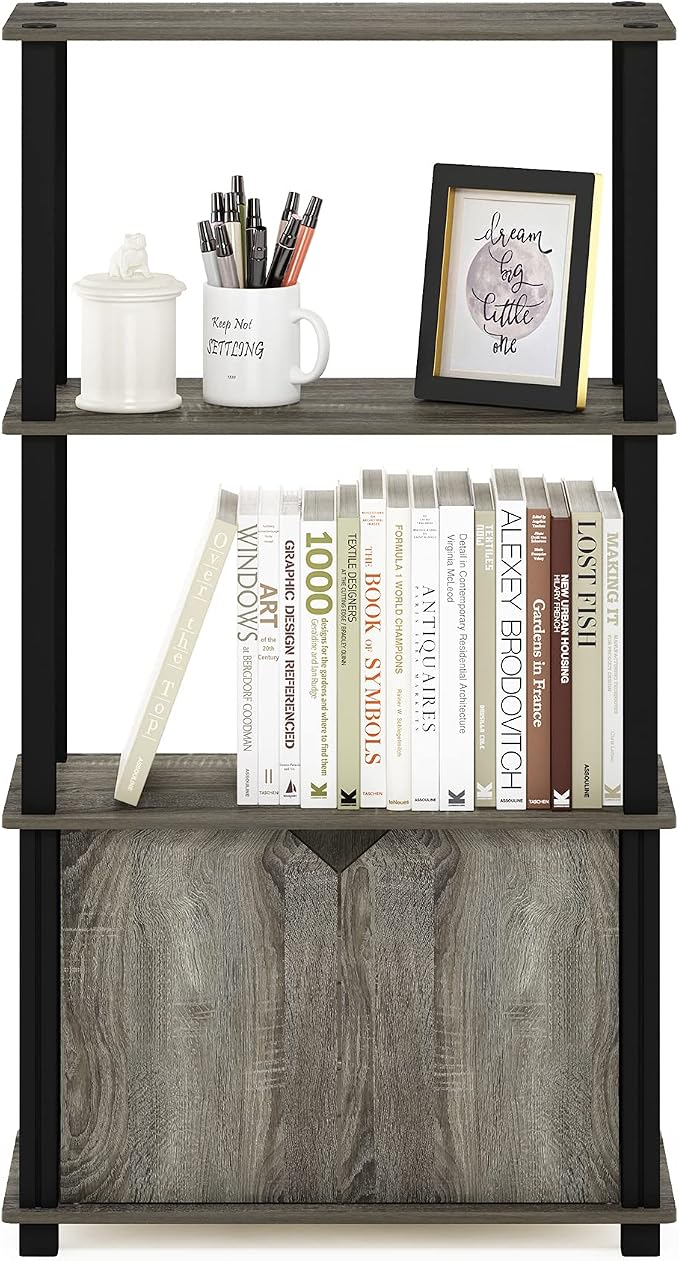 Furinno Brahms 4-Tier Multipurpose Bookcase/Bookshelf/Display Shelf/Display Rack - Image 4