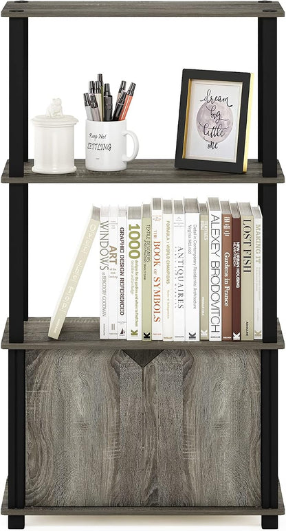Furinno Brahms 4-Tier Multipurpose Bookcase/Bookshelf/Display Shelf/Display Rack - Image 4