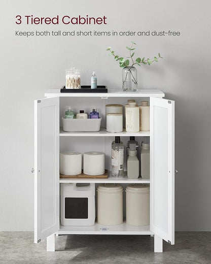 VASAGLE Floor Storage Cabinet, Freestanding Storage Unit - Image 5