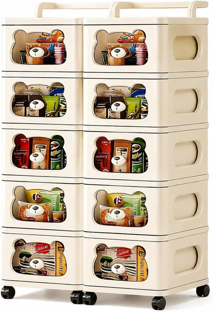 2 Row Storage Drawer Organizer by FoldTrend