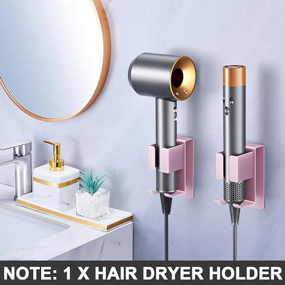 Hair Straightener Holder Wall Mounted Blow Dryer Holder, Blow Dryer and Curling - Image 2