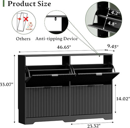 Xixini Shoe Storage Cabinet for Entryway - Image 2