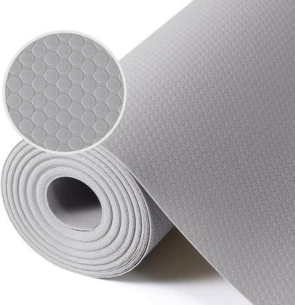 Light Gray Shelf Liners for Kitchen Cabinets Non Adhesive Drawer Liner for by StaHom