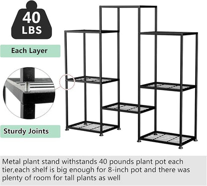 Metal Plant Stand Indoor Metal Plant Stands Outdoor Tiered Plant Shelf - Image 5