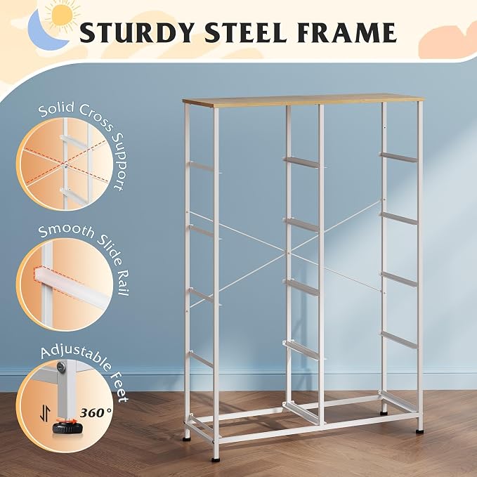 WLIVE Tall Dresser for Bedroom - Image 7