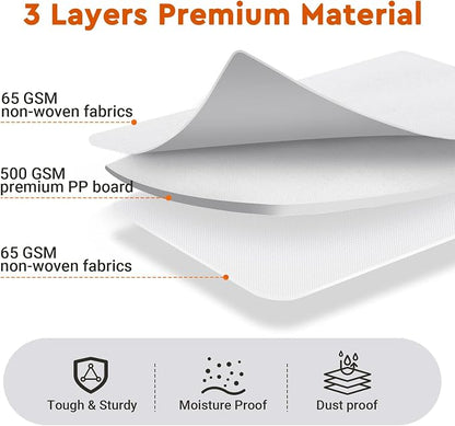 StorageTastic 6 Pack Bed Sheet Closet Organizers and Storage, Sturdy Foldable - Image 3