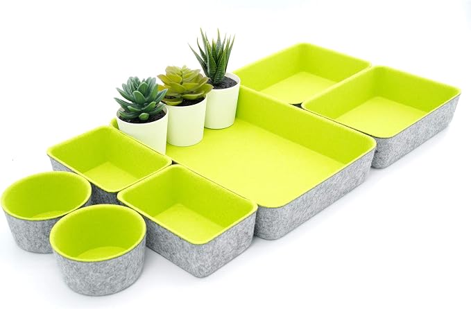 Welaxy Drawer organizer bin felt trays desk storage dividers - Image 6