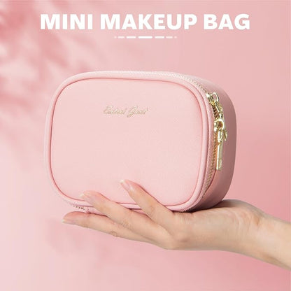 Small Makeup Bag with Led Mirror, Mini Travel Make up Bag 3 Light Modes - Image 5
