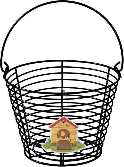 Colorful Metal Mesh Wire Egg Collecting Basket by Unknown
