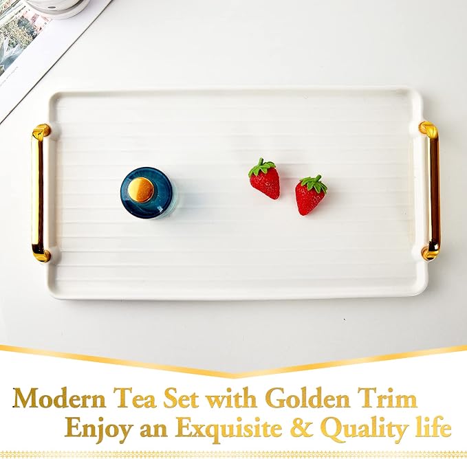 DUJUST Porcelain Serving Tray - Image 2