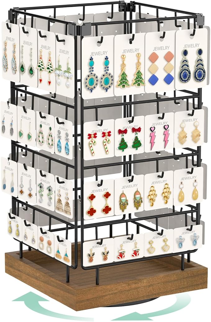 EsLuker.ly Rotating Earring Display Holder Stand by EsLukerly