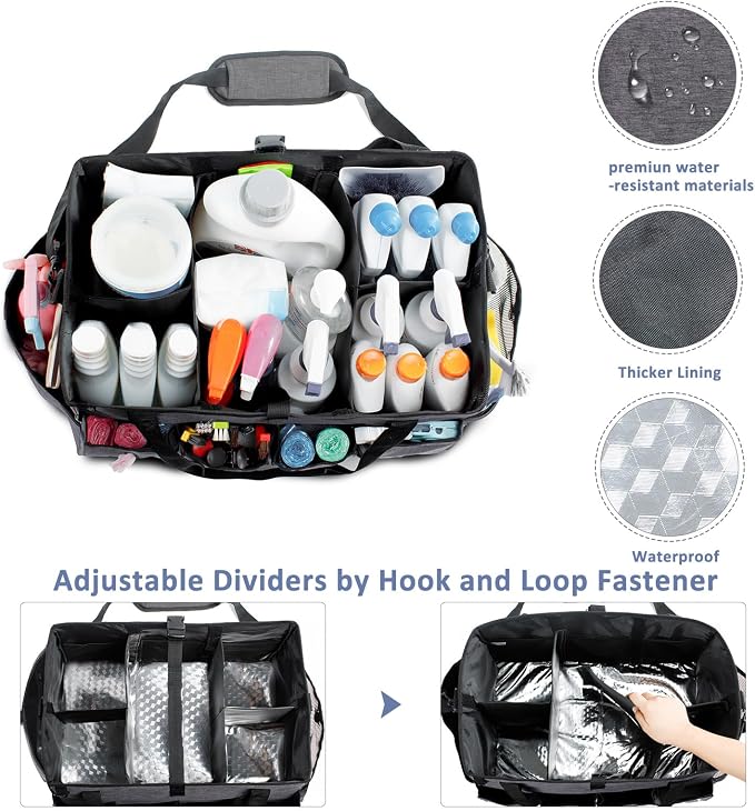XL Professional Cleaning Caddy for Cleaning Suppliers, Cleaning Organizer - Image 2