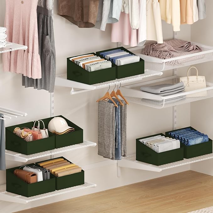 DIMJ Closet Storage Bins 12 Pack - Image 3
