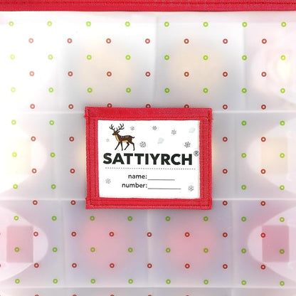 Sattiyrch Plastic Christmas Ornament Storage Box - Image 6