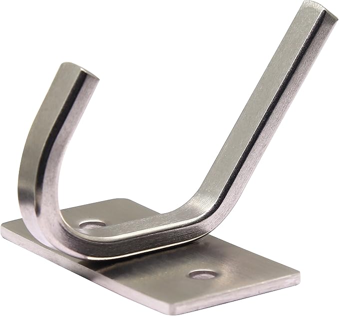 WEBI Heavy Duty Stainless Steel 304 Hook Rail Coat Rack, Great Home Storage & - Image 2