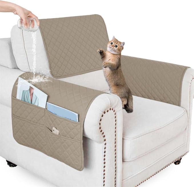 Waterproof Sofa Armrest Cover Headrest Cover by ZGDDPZA