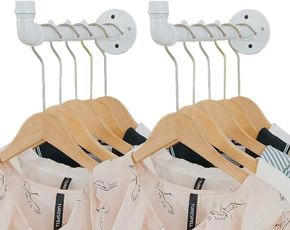 Industrial Wall Pipe Clothing Racks by HOMEYEENG