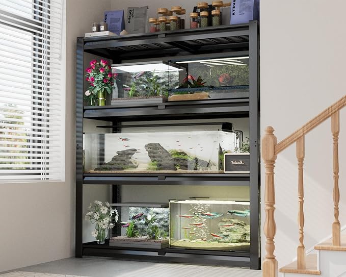 PrimeZone Heavy Duty Garage Shelving 2200 LBS 4 Tier Heavy Duty Storage Shelves - Image 9
