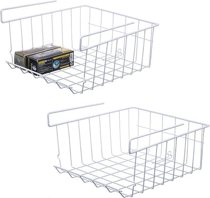 Lonians 2-Pack Under Shelf Hanging Storage Baskets by Lonian