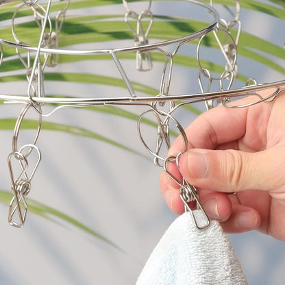 6 Pack 13 inch Round Stainless Steel Drying Rack - Image 3