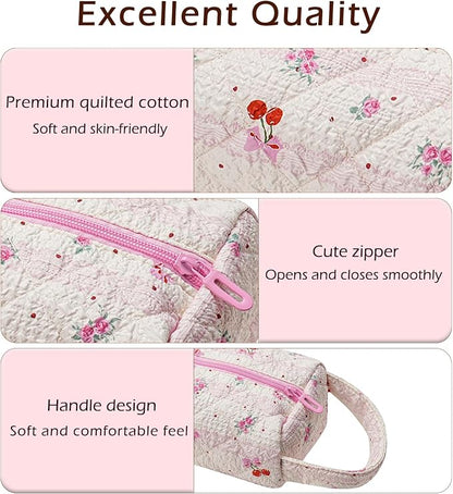 Quilted Hair Tools Travel Bag，Hair Styling Accessories Storage Case - Image 4
