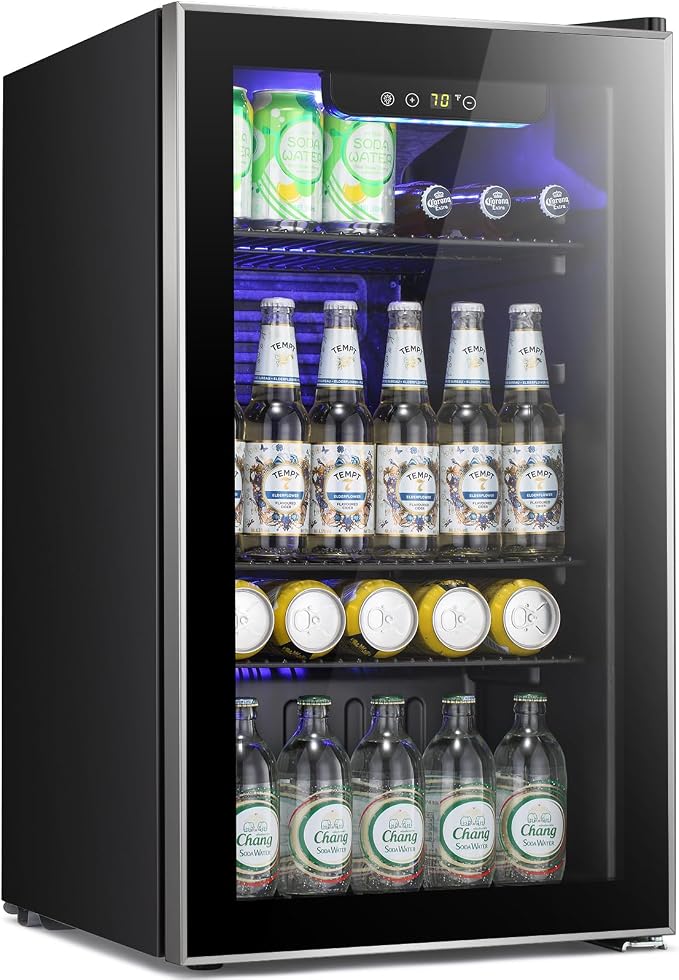 Antarctic Star Beverage Refrigerator -120 Can Mini Fridge by AntarcticStar