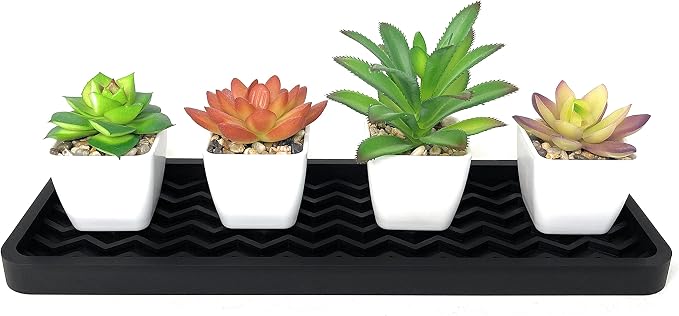 Happitasa Silicone Kitchen Sink Organizer Tray, Sponge Holder and Countertop - Image 7
