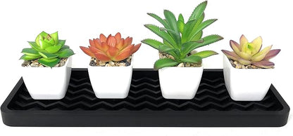 Happitasa Silicone Kitchen Sink Organizer Tray, Sponge Holder and Countertop - Image 7