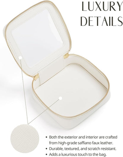 Popvibe Clear Makeup Bag Travel Cosmetic Case Transparent Toiletry Bag - Image 6