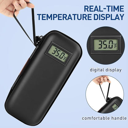Insulin Cooler Travel Case, Portable Temperature Display Medicine Travel Cooler - Image 2