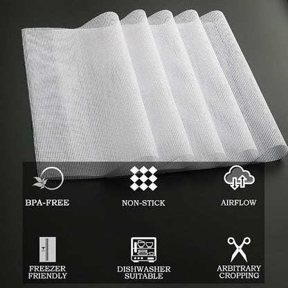 Non-Stick Silicone Dehydrator Liners: 11.4x11.4 inch Fit Cercker/CE-12 - Image 6