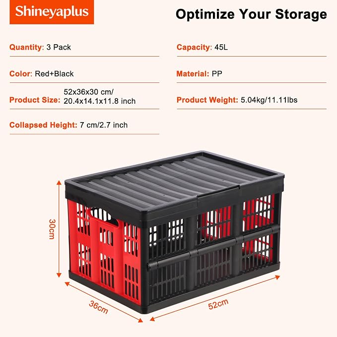 45L Collapsible Storage Bins - Image 2