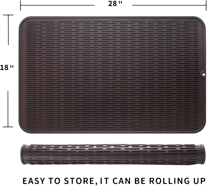 Silicone Dish Drying Mat for Multiple Usage, Easy clean, Eco-friendly, - Image 2