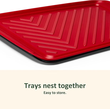BBQ Tray for Raw Meat Prep and Cooked Food, Grill Prep and Serve Trays - Image 5