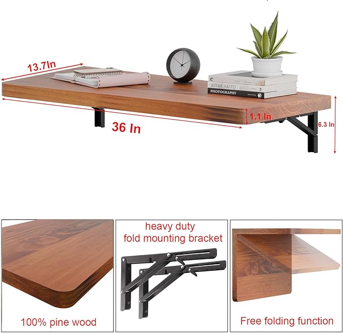 IAE Wall Mounted Folding Table - Image 3