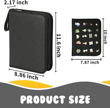 Enamel Pin Display Book, 6-Page Pin Trading Book, Portable Pin Bag and Pin Board - Image 6