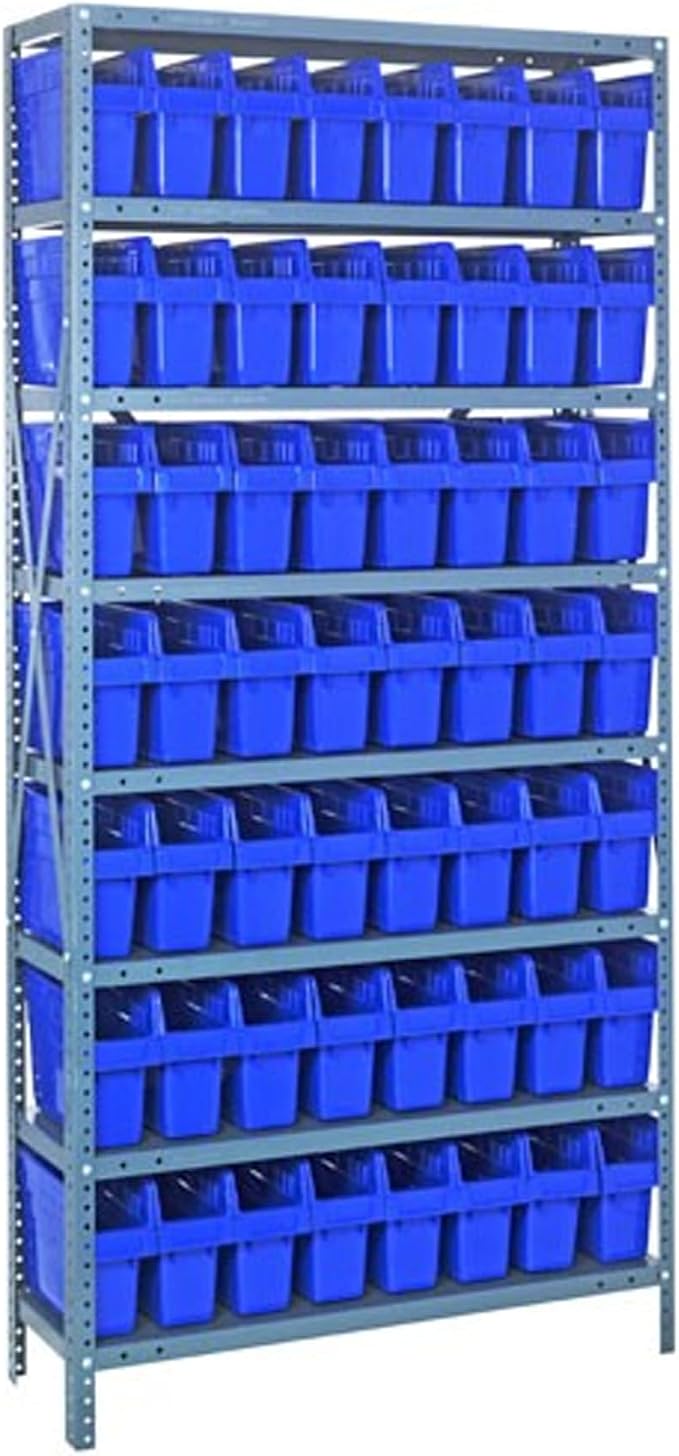 Quantum Storage Systems 1275-SB801BL Solid Heavy Duty 8 Shelves 56 STORE-MAX by QuantumStorageSystems