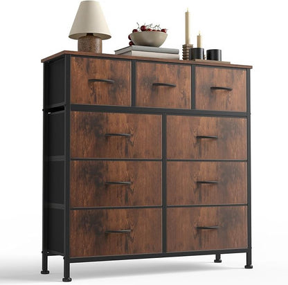 Sweetcrispy 9-Drawer Fabric Dresser Storage Tower by Sweetcrispy