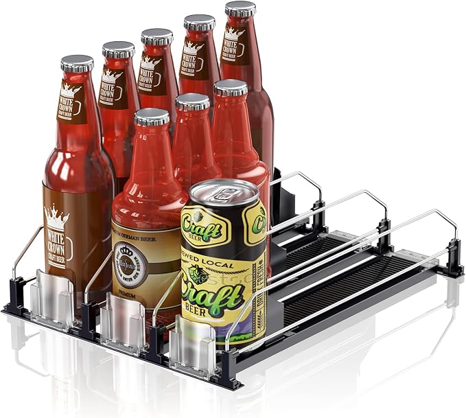 Drink Organizer for Fridge, 12oz 16oz 20oz by LOVEFORBETTERLIFE