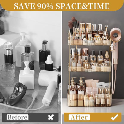 Bathroom Counter Organizer for Vanity, Makeup Organizer Countertop - Image 3