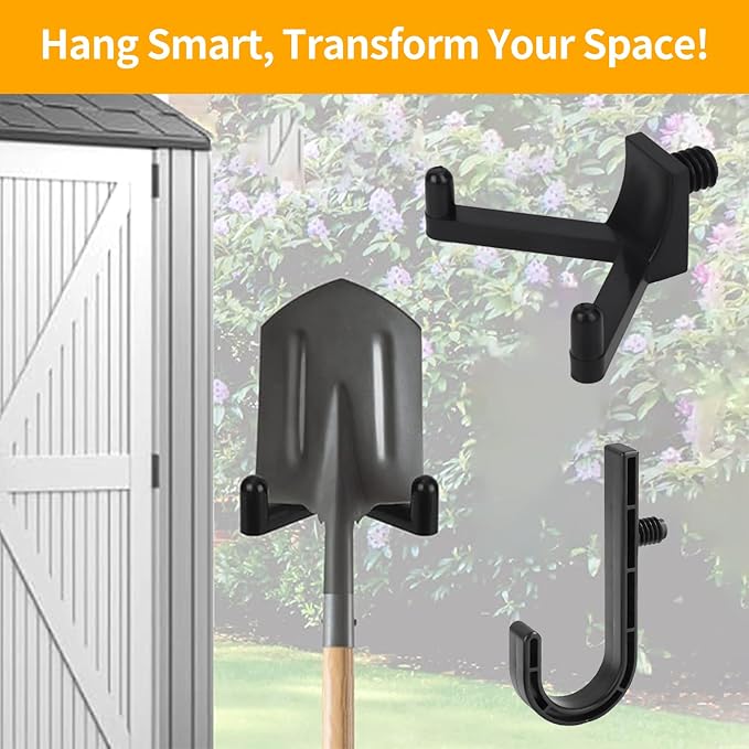 WIN&YING 6 Pack Storage Shed Hooks - Image 4